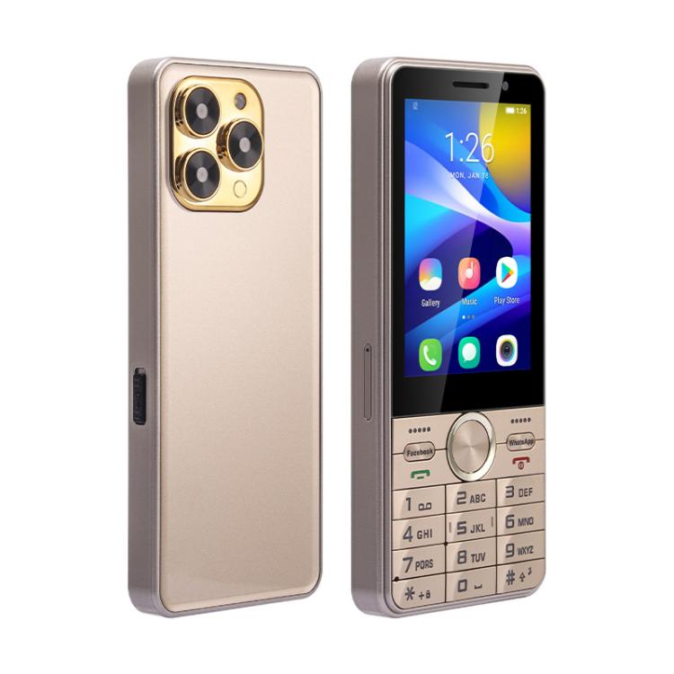 UNIWA XS17 Feature Phone, 2GB+16GB, 3.5 inch Android 8.1 MT6737M Quad Core, Network: 4G, Dual SIM Card (Black)