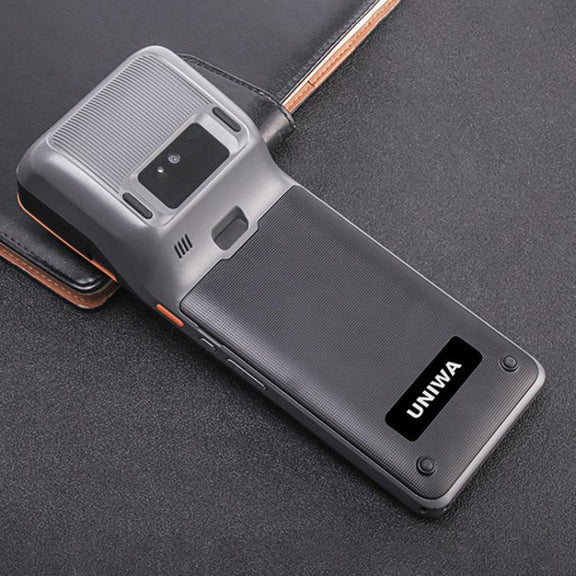 UNIWA V4P Standard Edition, 6 inch NFC Android 13 Smart Handheld POS Phone with Thermal Printer, 3GB+16GB, Unisoc SC9863a Octa Core, Network: 4G (Black)