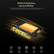 Oukitel WP23 Plus Rugged Phone, 8GB+256GB, 6.52 inch Android 14.0Unisoc T606 Octa-core, NFC, OTG, Network: 4G (Black)