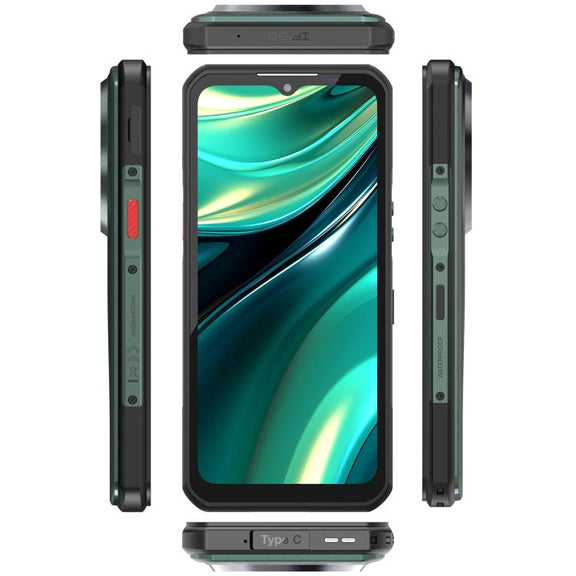 Oukitel WP39 Pro 5G Rugged Phone, 12GB+512GB, Night Vision, Fingerprint Identification, 6.6 inch Android 14 MediaTek Dimensity 6300 Octa Core, NFC, OTG, Network: 5G (Green)