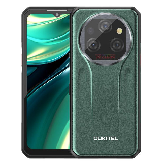 Oukitel WP39 Pro 5G Rugged Phone, 12GB+512GB, Night Vision, Fingerprint Identification, 6.6 inch Android 14 MediaTek Dimensity 6300 Octa Core, NFC, OTG, Network: 5G (Green)