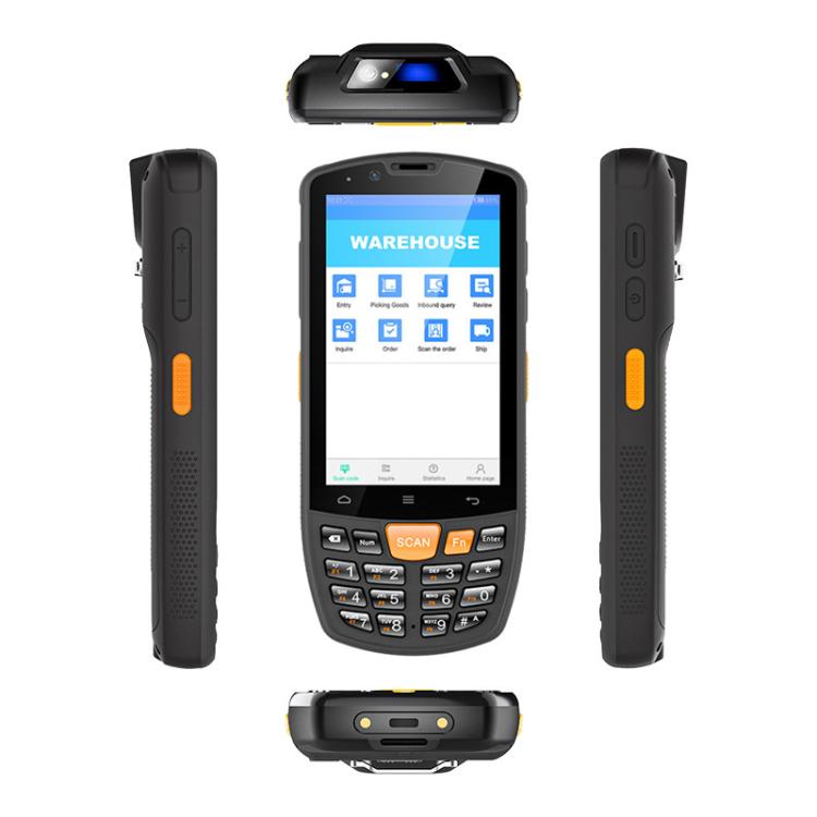 UNIWA HS006 Industrial PDA QR Code Scanner, 3GB+32GB, 4.0 inch Android 11 MediaTek MT6762 Octa Core, NFC, Network: 4G (EU Plug)