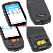 UNIWA HS006 Industrial PDA QR Code Scanner, 3GB+32GB, 4.0 inch Android 11 MediaTek MT6762 Octa Core, NFC, Network: 4G (EU Plug)