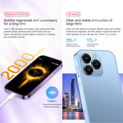 SOYES XS16, 2GB+16GB, 3.0 inch Android 10.0 MTK6737 Quad Core, Bluetooth, WiFi, Network: 4G, Dual SIM, Support Google Play Store (Blue)