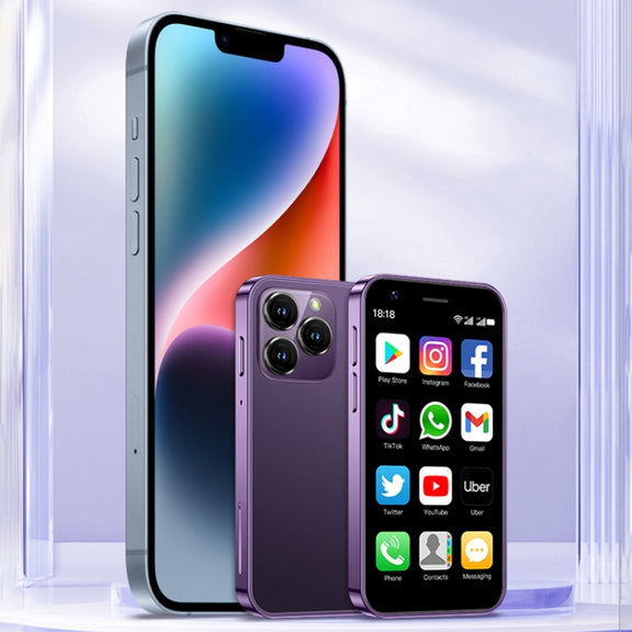 SOYES XS16, 3GB+64GB, 3.0 inch Android 10.0 MTK6737 Quad Core, Bluetooth, WiFi, Network: 4G, Dual SIM, Support Google Play Store (Purple)