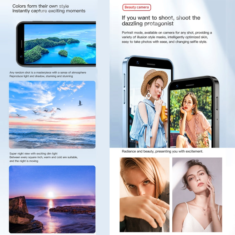 SOYES XS16, 3GB+64GB, 3.0 inch Android 10.0 MTK6737 Quad Core, Bluetooth, WiFi, Network: 4G, Dual SIM, Support Google Play Store (Blue)