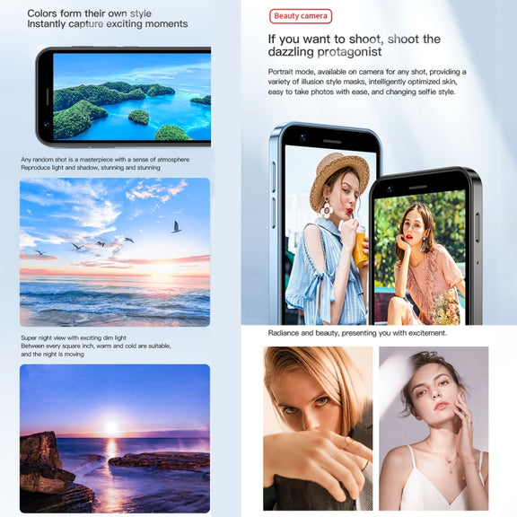 SOYES XS16, 3GB+64GB, 3.0 inch Android 10.0 MTK6737 Quad Core, Bluetooth, WiFi, Network: 4G, Dual SIM, Support Google Play Store (Purple)