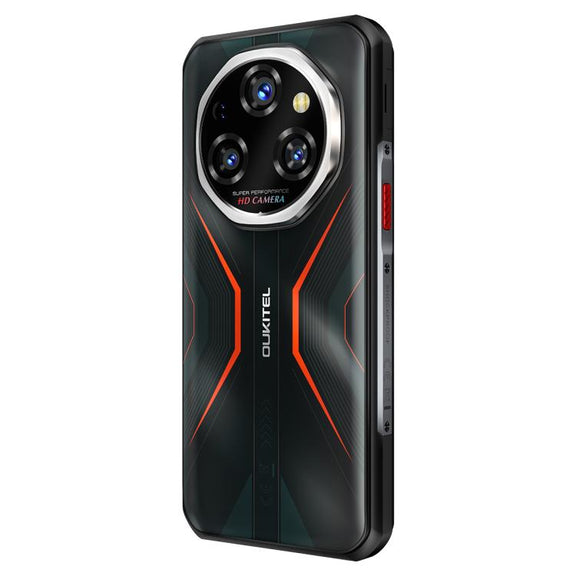 Oukitel WP55 Pro 5G Rugged Phone, 16GB+512GB, 108MP Camera, Fingerprint Identification, 6.6 inch Android 15 MediaTek Dimensity 7025 Octa Core, NFC, OTG, Network: 5G (Orange)