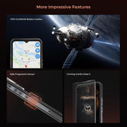 Oukitel WP55 Pro 5G Rugged Phone, 16GB+512GB, 108MP Camera, Fingerprint Identification, 6.6 inch Android 15 MediaTek Dimensity 7025 Octa Core, NFC, OTG, Network: 5G (Orange)