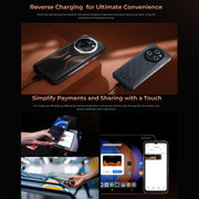 Oukitel WP55 Pro 5G Rugged Phone, 16GB+512GB, 108MP Camera, Fingerprint Identification, 6.6 inch Android 15 MediaTek Dimensity 7025 Octa Core, NFC, OTG, Network: 5G (Orange)