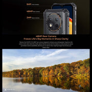 Oukitel G1 Rugged Phone, 6GB+256GB, Fingerprint Identification, 6.52 inch Android 14 T606 Octa Core, NFC, OTG, Network: 4G (Orange)