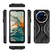 Oukitel WP55 5G Rugged Phone, 12GB+256GB, 108MP Camera, Fingerprint Identification, 6.6 inch Android 15 MediaTek Dimensity 7025 Octa Core, NFC, OTG, Network: 5G (Black)