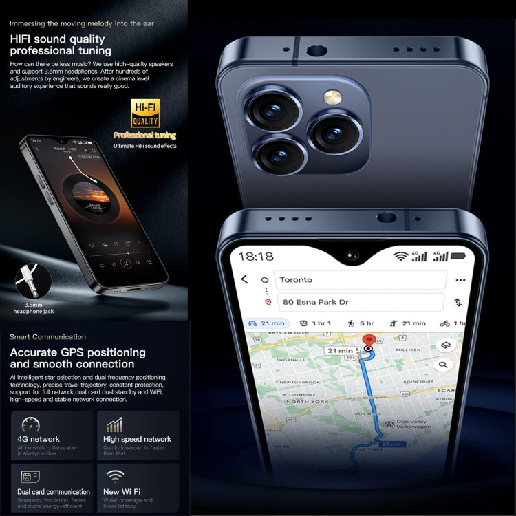 SOYES F9 Max, 4GB+64GB, 4.3 inch Android 12 MTK6762 Octa Core, Network: 4G, OTG, Dual SIM (Black)