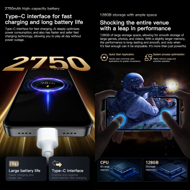 SOYES F9 Max, 4GB+64GB, 4.3 inch Android 12 MTK6762 Octa Core, Network: 4G, OTG, Dual SIM (Black)