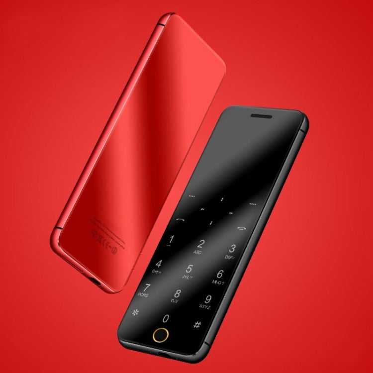 Ulcool V66+, 1.54 inch, MTK6261D, Support Bluetooth Sync, Bluetooth Dial, FM, Anti-lost, GSM, Dual SIM (Red)