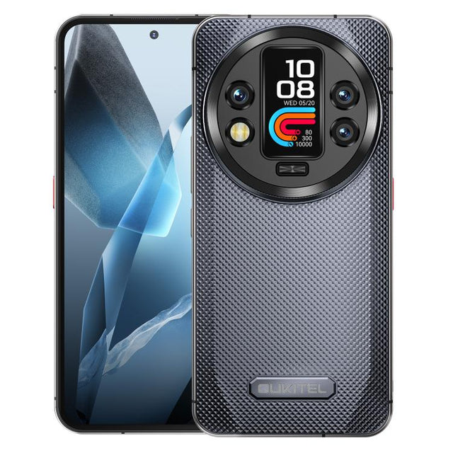 Oukitel WP200 Pro 5G Rugged Phone, 24GB+1TB, Screen Fingerprint, 6.7 inch Android 15.0 MTK Dimensity 8200 Octa-Core, NFC, OTG, Network: 5G (Grey)