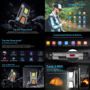 Unihertz 8849 Tank 2 Pro Night Vision Projector Rugged Phone, 12GB+256GB, 6.79 inch Android 14 MTK6789 Octa Core, Network: 4G (Black)