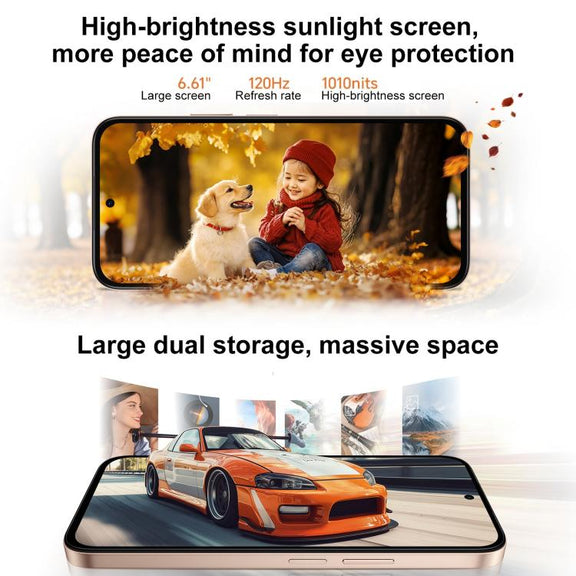 Honor Play 60m, 8GB+256GB, Side Fingerprint, 6.61 inch MagicOS 9.0 Dimensity 6300 Octa Core, Network: 5G, OTG (White)