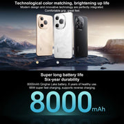Honor Power, 12GB+512GB, Screen Fingerprint, 6.78 inch MagicOS 9.0 Snapdragon 7 Gen 3 Octa Core, Network: 5G, NFC, OTG (White)
