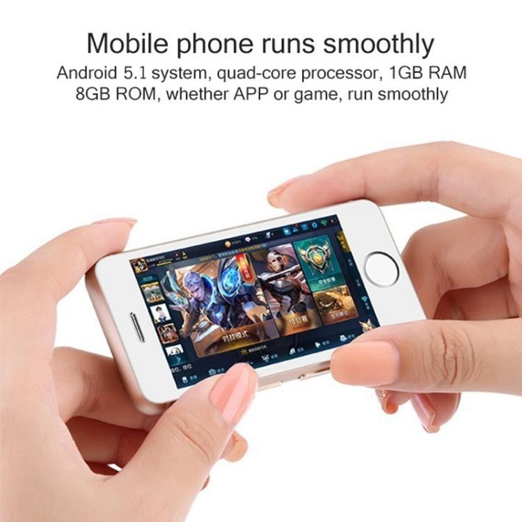 MELROSE S9, 512MB+8GB, 2.45 inch Android 5.1 MTK6580 Quad Core, Bluetooth, WiFi, Network: 3G (Gold)