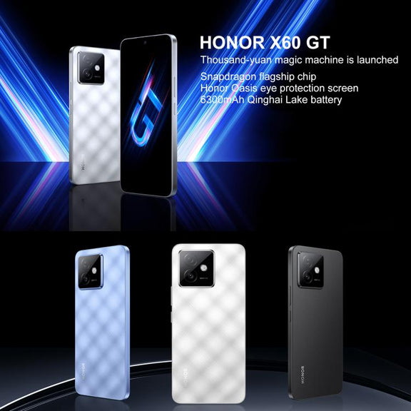 Honor X60 GT, 12GB+512GB, In-screen Fingerprint, 6.7 inch MagicOS 9.0 Android 15.0 Snapdragon 8+ Gen 1 Octa Core, Network: 5G, OTG, NFC (White)