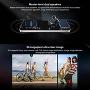 Honor X60 GT, 12GB+512GB, In-screen Fingerprint, 6.7 inch MagicOS 9.0 Android 15.0 Snapdragon 8+ Gen 1 Octa Core, Network: 5G, OTG, NFC (White)