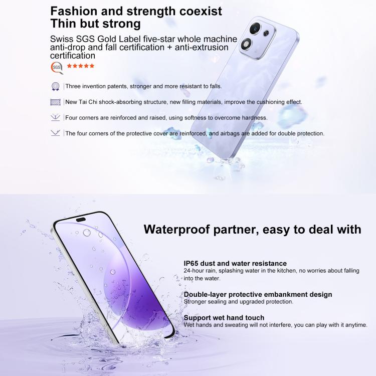 Honor X70i, 8GB+256GB, In-screen Fingerprint, 6.7 inch MagicOS 9.0 Android 15.0 Dimensity 7025 Ultra Octa Core, Network: 5G, OTG, NFC (White)