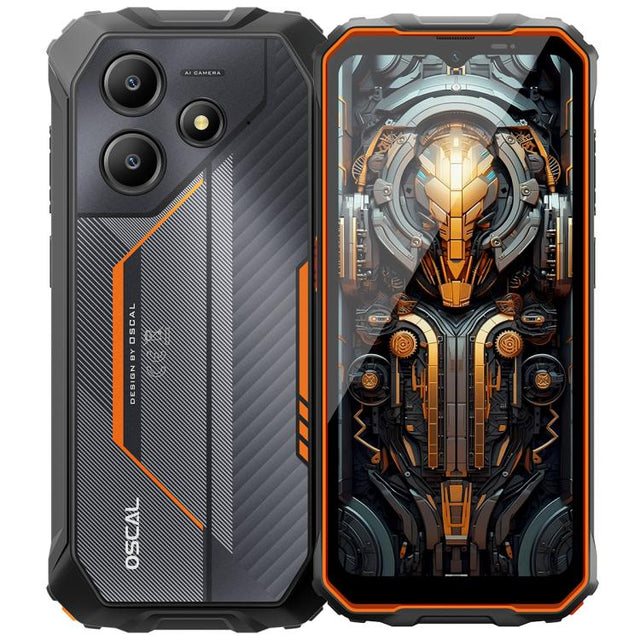 Blackview Oscal Marine 2, 4GB+64GB, 6.56 inch Android 15 Unisoc UMS9230E T615 Octa Core, Network: 4G, OTG, NFC (Orange)