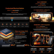 Blackview Oscal Marine 2, 4GB+64GB, 6.56 inch Android 15 Unisoc UMS9230E T615 Octa Core, Network: 4G, OTG, NFC (Black)