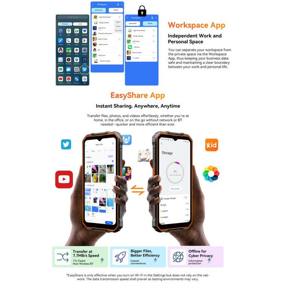 Blackview Oscal Marine 2, 4GB+64GB, 6.56 inch Android 15 Unisoc UMS9230E T615 Octa Core, Network: 4G, OTG, NFC (Black)
