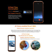 Blackview Oscal Marine 2, 4GB+64GB, 6.56 inch Android 15 Unisoc UMS9230E T615 Octa Core, Network: 4G, OTG, NFC (Orange)