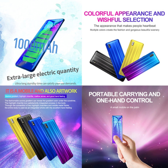 Ulcool V99, 1.54 inch, MTK6261D, Support Bluetooth Sync, Bluetooth Dial, FM, Anti-lost, GSM, Dual SIM (Gradient)