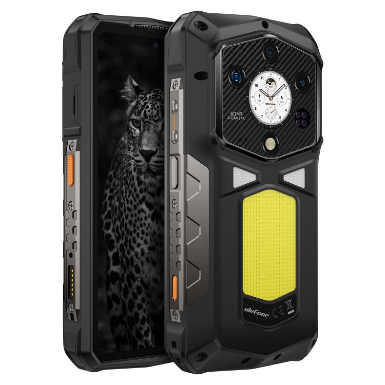 Ulefone Armor 29 Ultra Rugged Phone, 16GB+1TB, Night Vision, 6.67 inch + 1.04 inch Android 15 MediaTek Dimensity 9300+ Octa Core, Network: 5G, Versatile LED Light, Warning Light (Black)