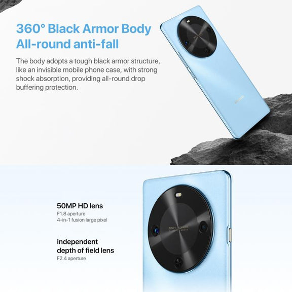 HUAWEI Enjoy 70X Vitality Edition, 8GB+512GB, Screen Fingerprint Identification, 6.78 inch HarmonyOS 4.2 Octa Core, OTG, Not Support Google Play (White)