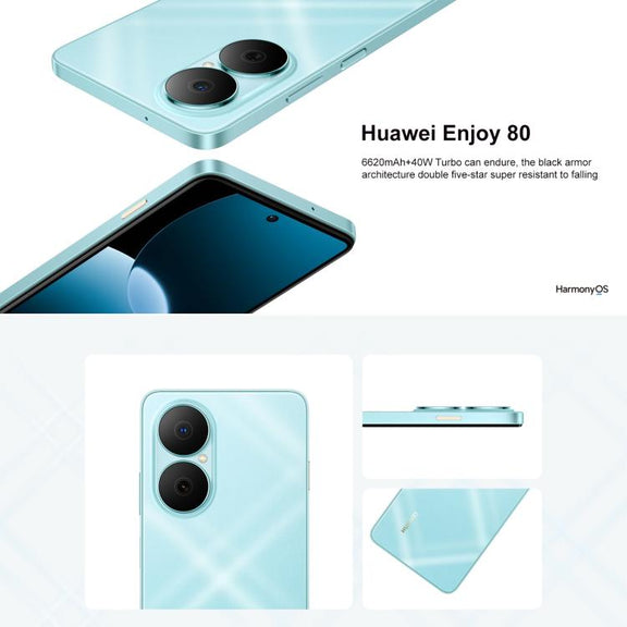 HUAWEI Enjoy 80, 8GB+512GB, Side Fingerprint, 6.67 inch HarmonyOS 4.0, OTG, Not Support Google Play (White)