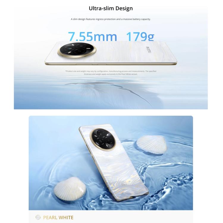 Realme 14 Pro, 16GB+256GB, Screen Fingerprint Identification, 6.77 inch Realme UI 6.0 Dimensity 7300 Octa Core, NFC, Network: 5G (White)