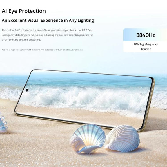 Realme 14 Pro, 16GB+512GB, Screen Fingerprint Identification, 6.77 inch Realme UI 6.0 Dimensity 7300 Octa Core, NFC, Network: 5G (Grey)