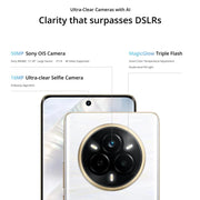Realme 14 Pro, 16GB+512GB, Screen Fingerprint Identification, 6.77 inch Realme UI 6.0 Dimensity 7300 Octa Core, NFC, Network: 5G (Grey)