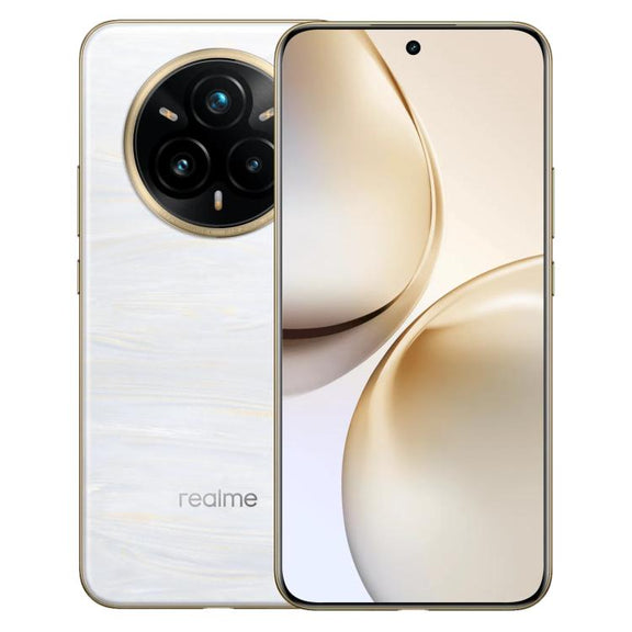 Realme 14 Pro+, 12GB+256GB, Screen Fingerprint Identification, 6.83 inch Realme UI 6.0 Snapdragon 7s Gen 3 Octa Core, NFC, Network: 5G (White)