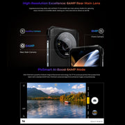 HOTWAV T7 Pro Rugged Phone, 6GB+256GB, 6280mAh, 6.6 inch Android 13 MT8788 Octa Core, Network: 4G, OTG (Black)