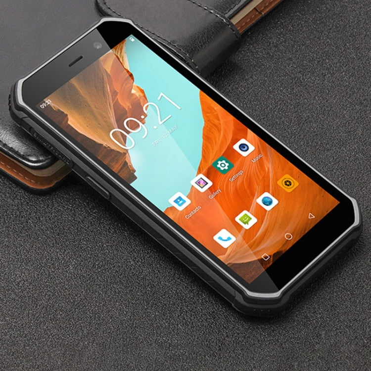 UNIWA F963 Pro Rugged Smart Phone, 4GB+64GB, 5.5 inch Android 13, Unisoc T606 Octa Core, NFC, Fingerprint Unlock, 4G Network, US Plug (Black Grey)