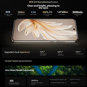 vivo S20, 8GB+256GB, Face ID / Screen Fingerprint Identification, 6.67 inch Android 15 Snapdragon 7 Gen 3 Octa Core, OTG, NFC, Network: 5G (White)