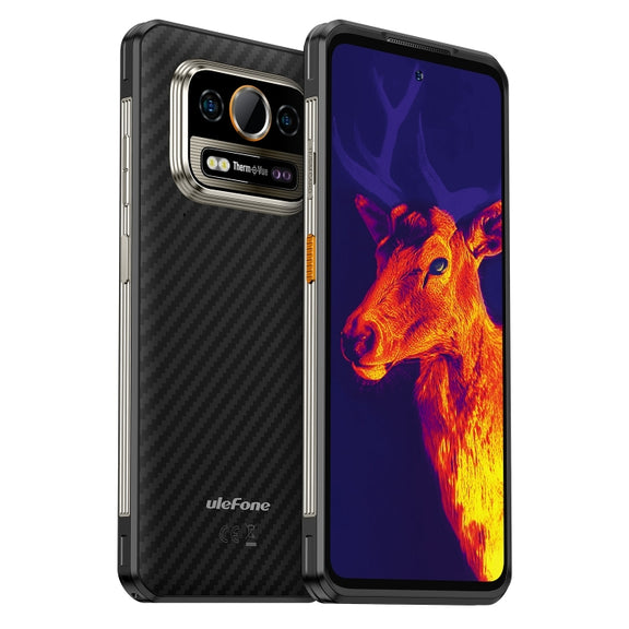Ulefone Armor 25T Rugged Phone, 6GB+256GB, Thermal Imaging, 6.78 inch Android 14 MediaTek Helio G99 Octa Core, Network: 4G, NFC, OTG (Black)
