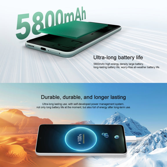 Honor X60, 12GB+512GB, Side Fingerprint, 6.8 inch MagicOS 8.0 Dimensity 7025-Ultra Octa Core, Network: 5G, OTG, Support Google Play (White)