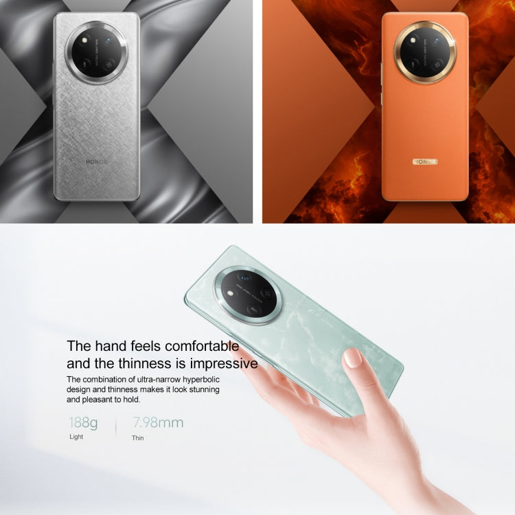 Honor X60 Pro, 12GB+256GB, Screen Fingerprint, 6.78 inch MagicOS 8.0 Snapdragon 6 Gen1 Octa Core, Network: 5G, OTG, Support Google Play (Grey)