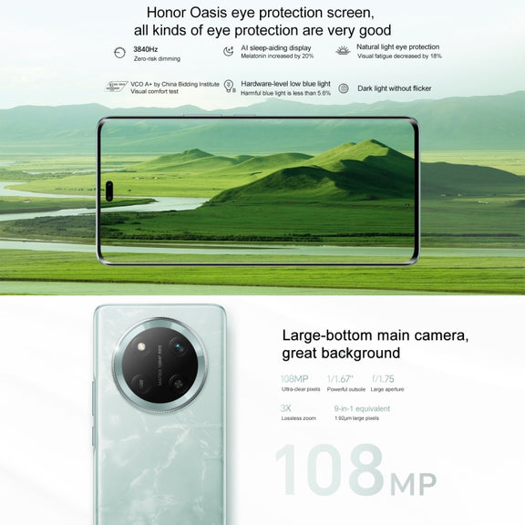 Honor X60 Pro, 12GB+256GB, Screen Fingerprint, 6.78 inch MagicOS 8.0 Snapdragon 6 Gen1 Octa Core, Network: 5G, OTG, Support Google Play (Grey)
