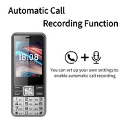 S5630, 2.8 inch, 3000mAh, 21 Key, Support Bluetooth, Flashlight, GSM, Quad SIM (Orange)