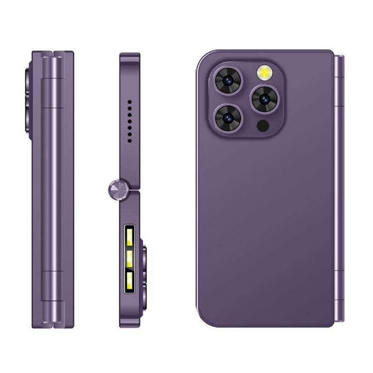 SOYES V-899, 32MB+64MB, 2.4 inch + 2.8 inch Display MTK6261D CPU, BT 3.0, Network: 2G, Dual SIM (Purple)