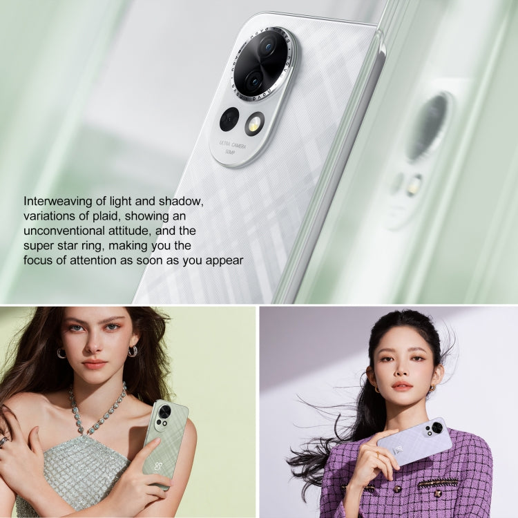 Huawei nova 13, 12GB+512GB, Screen Fingerprint Identification, 6.7 inch HarmonyOS 4.2, NFC, OTG, Not Support Google Play (White)