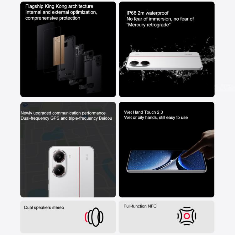 Xiaomi REDMI Turbo 4, 12GB+512GB, 6.67 inch Xiaomi HyperOS 2 Dimensity 8400-Ultra Octa Core 3.0GHz, NFC, Network: 5G (White)